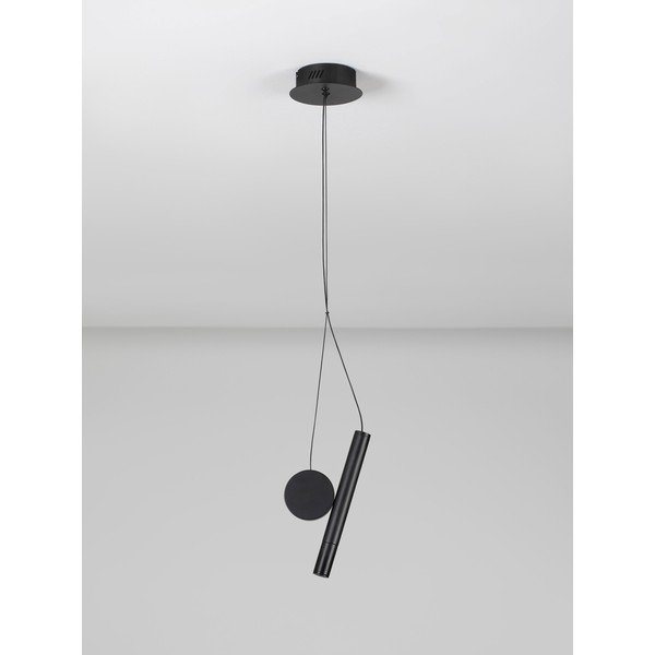 Lustră negru-mat LED din aluminiu ø 23,5 cm Vero – Nova Luce-image-3