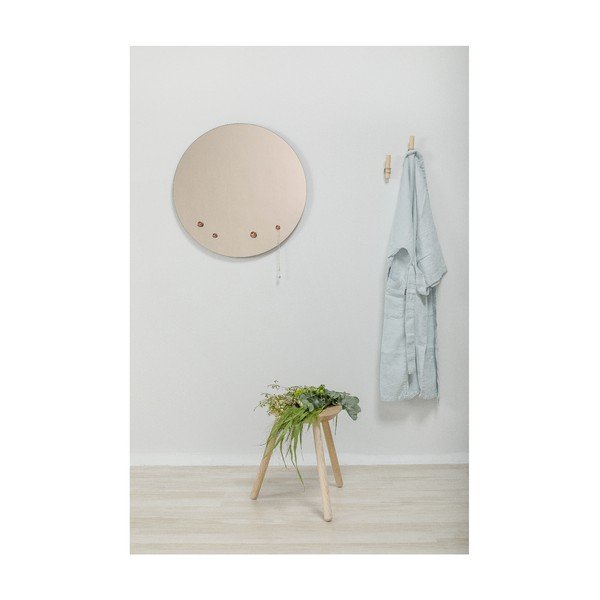 Oglindă de perete EMKO Dew, ø 55 cm, bronz-image-1