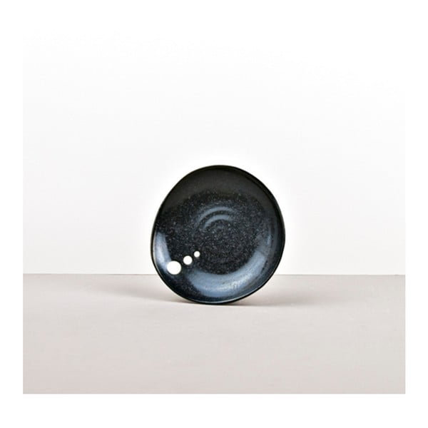 Farfurie ceramică Made In Japan White Dot, ⌀ 12 cm, negru