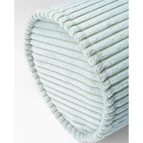 Pernă decorativă pentru copii verde-mentă cu tapițerie din catifea reiată Roll – Wigiwama-image-3