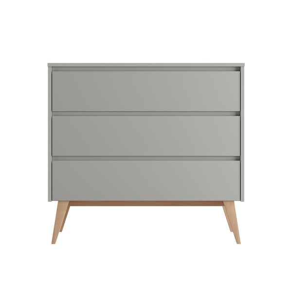 Comodă pentru copii gri joasă 100x52,5 cm Swing – Pinio-image-1