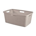 Coș de rufe taupe din plastic 46 l Jute – Curver