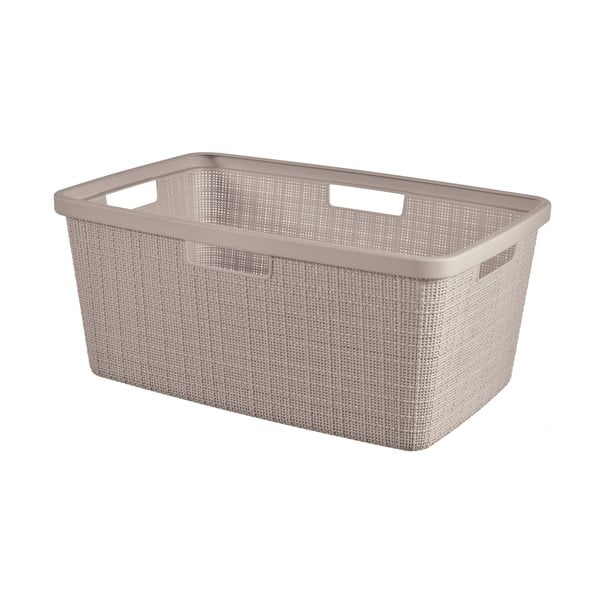 Coș de rufe taupe din plastic 46 l Jute – Curver
