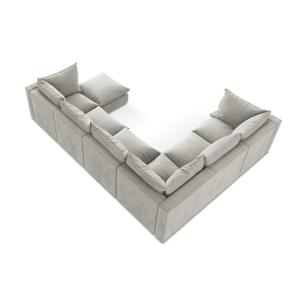 Colțar gri deschis (cu colț pe partea stângă/în formă de "U") Manao – Makamii-image-3