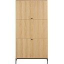 Șifonier în culoare naturală cu aspect de lemn de stejar 99x200x60 cm Albany  – Actona