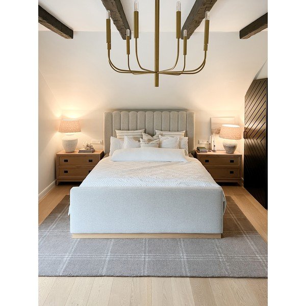 Covor gri antracit din lână 133x190 cm Calisia M Grid Prime – Agnella-image-4