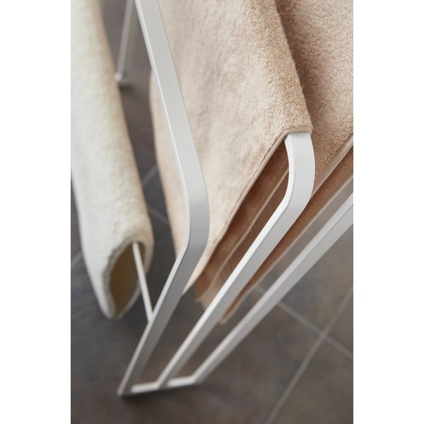 Suport de prosoape din metal Yamazaki Tower, alb-image-3