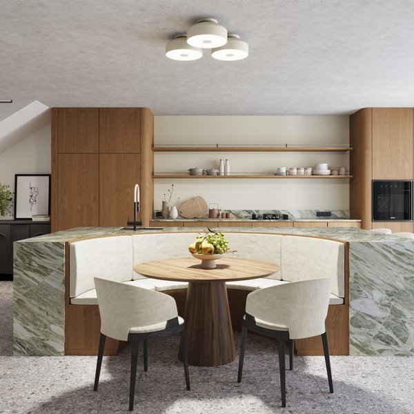 Plafonieră crem ø 30 cm Blacko – Sollux-image-2