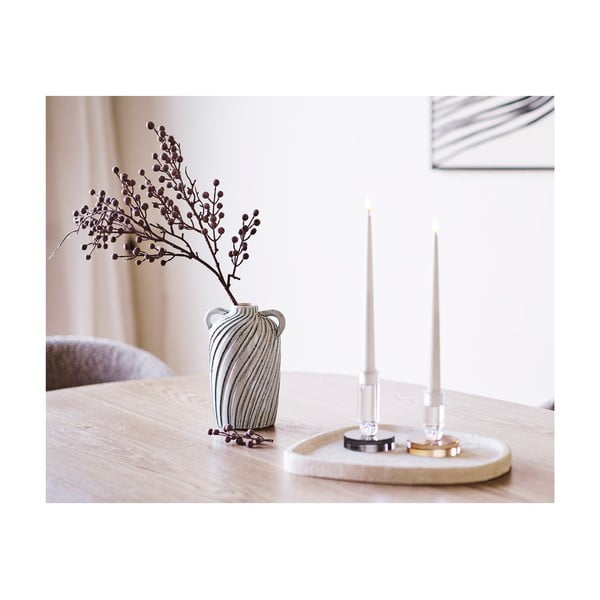 Vază albastru-deschis din ceramică (înălțime 22 cm) Mimi – House Nordic-image-2