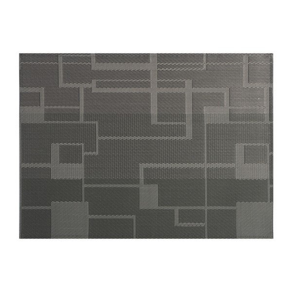 Suport din plastic pentru farfurie Tiseco Home Studio Chiné, 30 x 45 cm, gri