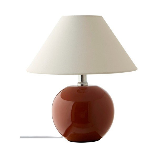 Veioză maro/crem din ceramică (înălțime 29 cm) Karamell – Jotex