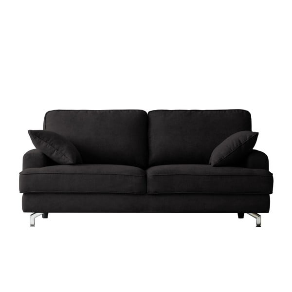 Canapea cu 3 locuri Kooko Home Rumba, negru 