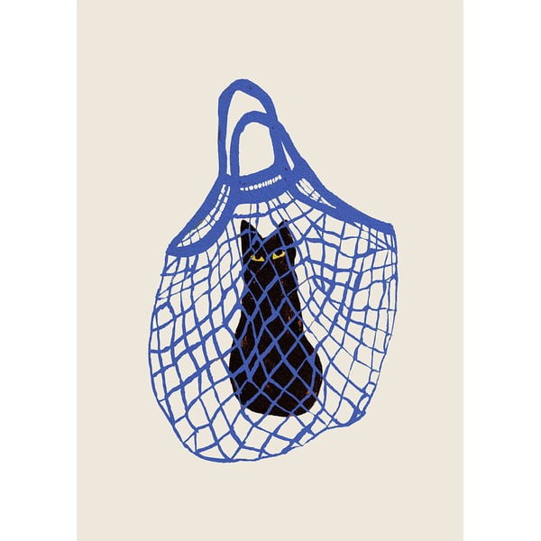Poster 30x40 cm The Cat’s In The Bag – Chloe Purpero Johnson – The Poster Club