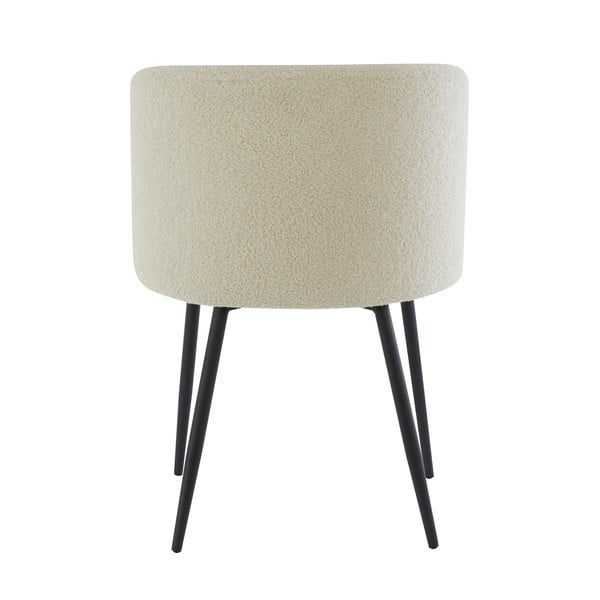 Scaun de sufragerie bej tapițat Elyna – Light & Living-image-4