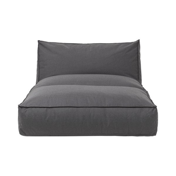 Șezlong de grădină Blomus Coal, 120 x 190 cm, gri închis