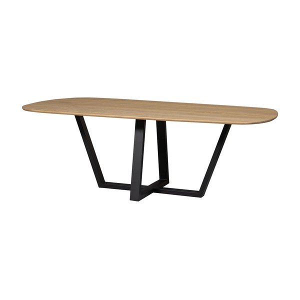 Masă de dining cu blat din lemn de stejar 100x220 cm Tablo – WOOOD-image-4