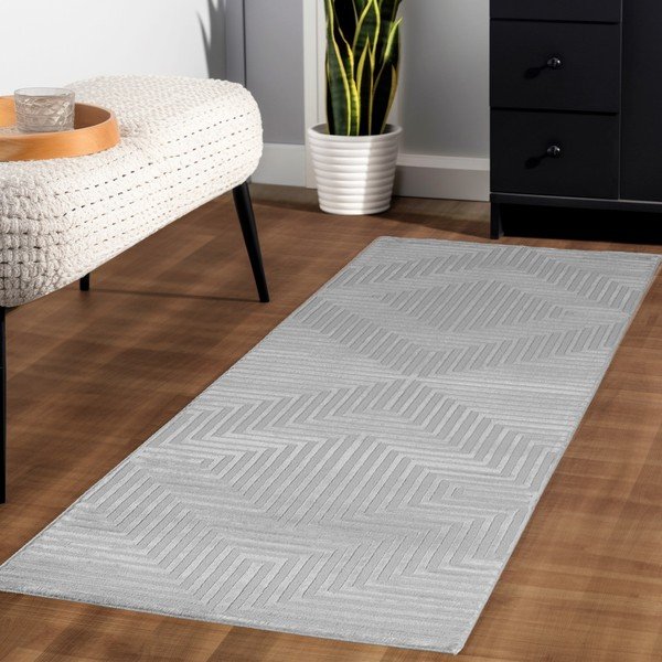 Covor tip traversă gri deschis 80x250 cm Sahara – Ayyildiz Carpets-image-1