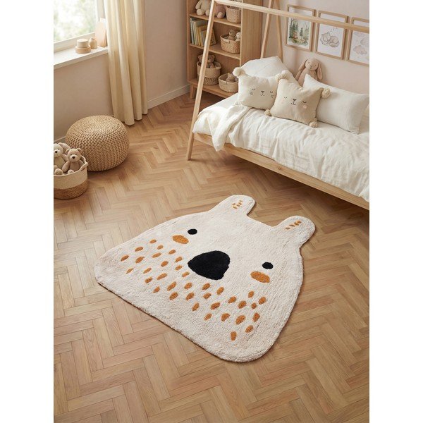 Covor pentru copii crem lavabil/țesut manual din bumbac 120x137 cm Snuggle Nienchen – Hanse Home-image-1