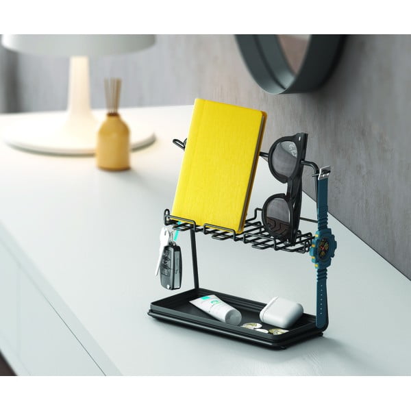 Organizator de birou Metaltex My Pocket, negru-image-4