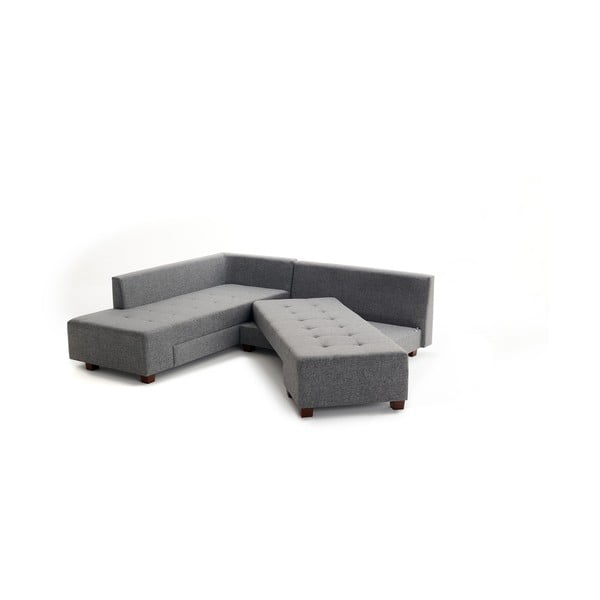 Colțar extensibil Balcab Home Bailey, partea stângă, gri-image-2