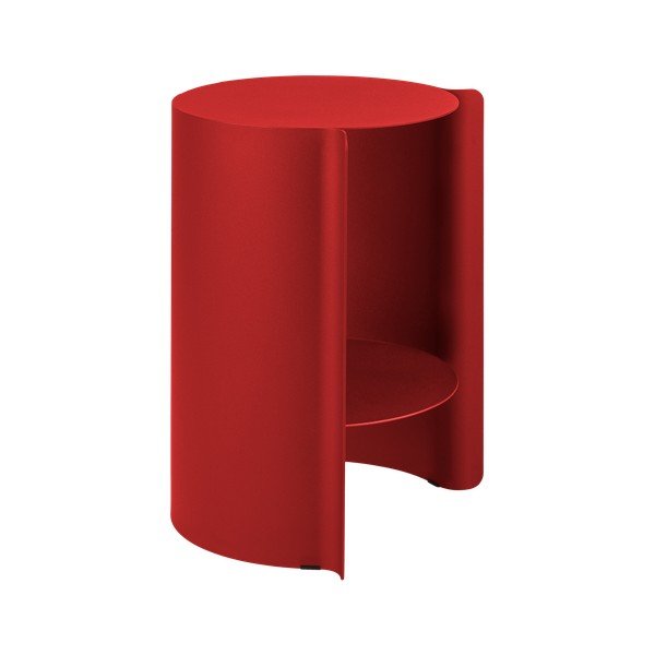 Măsuță auxiliară rotundă din oțel ø 32 cm Wa – noo.ma-image-3