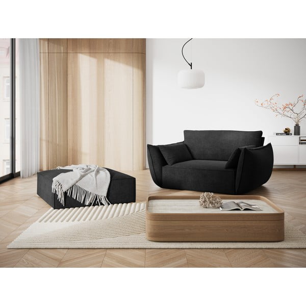 Taburet gri închis Vanda – Mazzini Sofas-image-1