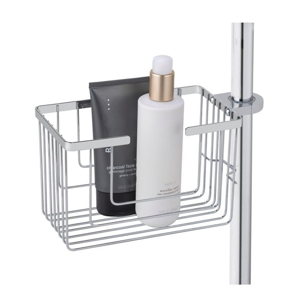 Raft pentru baie argintiu lucios autoadeziv din oțel inoxidabil Valognes – Wenko-image-3