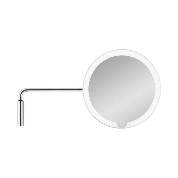 Oglindă de perete/cosmetică (5x) cu led/de mărire ø 20 cm MODO – Blomus