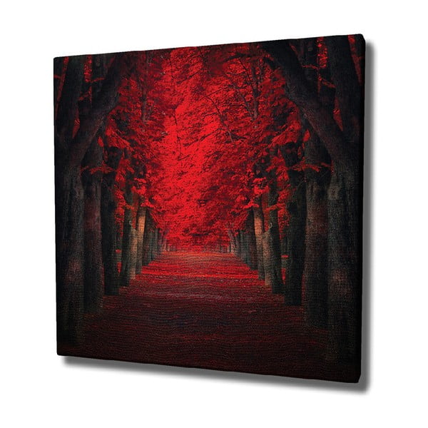 Tablou pe pânză Red Trees, 45 x 45 cm