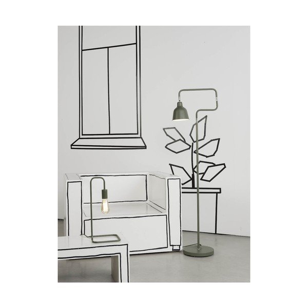 Lampadar verde cu abajur din metal (înălțime 150 cm) London – it's about RoMi-image-1