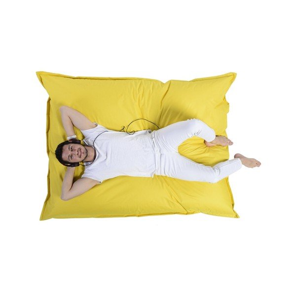 Beanbag pentru grădină galben Huge – Floriane Garden-image-2