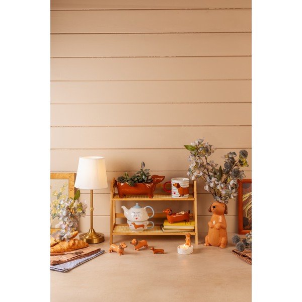 Ghiveci decorativ din ceramică Sausage Dog – Sass & Belle-image-1