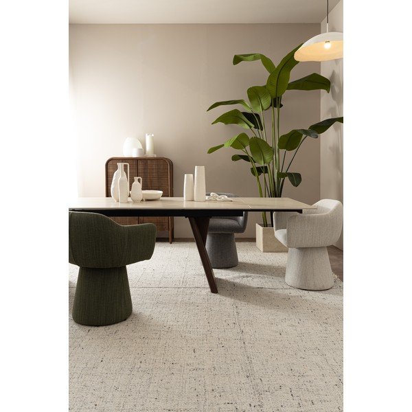 Scaun de living în culoare naturală cu cotiere/rotativ tapițat Lottie – Bizzotto-image-3