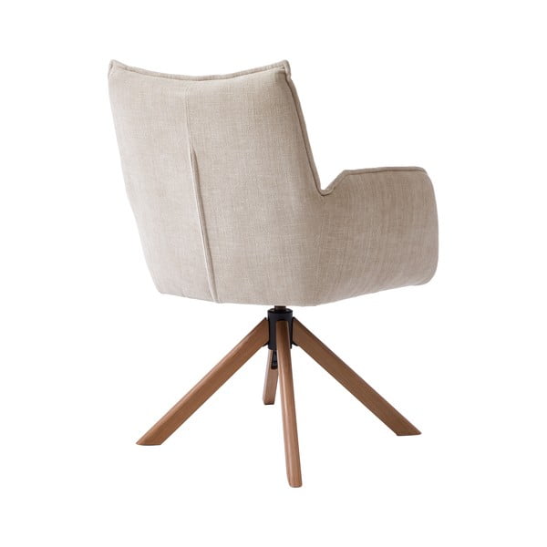 Set de scaune de sufragerie crem 2 buc. tapițat Marilla – Unique Furniture-image-4