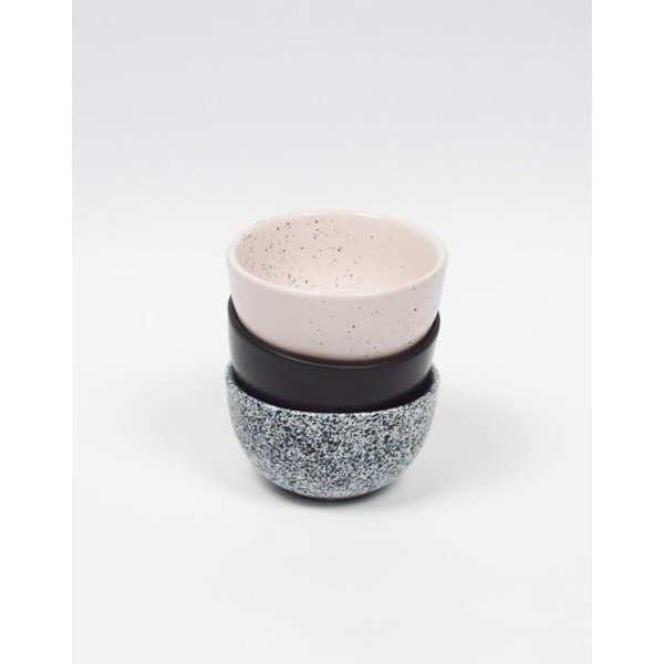 Cană largă din gresie ÅOOMI Dust, 200 ml, roz deschis-image-2