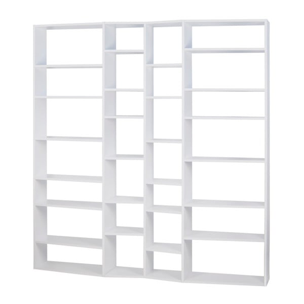 Bibliotecă albă 214x224 cm Valsa – TemaHome-image-1