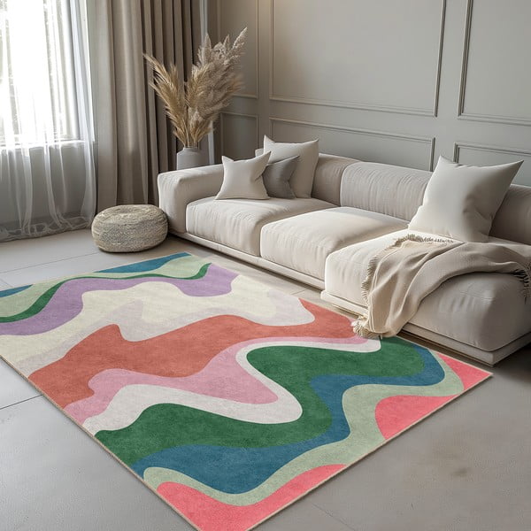 Covor lavabil 80x150 cm Squiggly Breeze – Mila Home-image-1