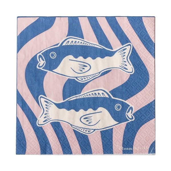 Șervețele 20 buc. din hârtie 33x33 cm Remy – Bloomingville-image-3