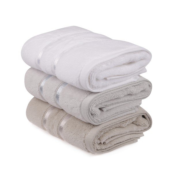 Set 3 prosoape din bumbac Hobby Dolec, 50 x 90 cm, bej-image-2