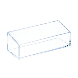 Cutie transparentă stivuibilă iDesign Clarity, 15 x 6 cm