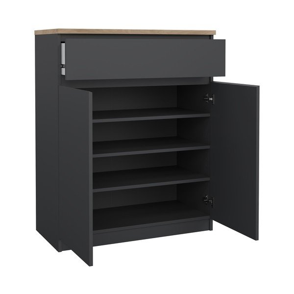 Comodă gri închis 80x100x40 cm Naia – Tvilum-image-2