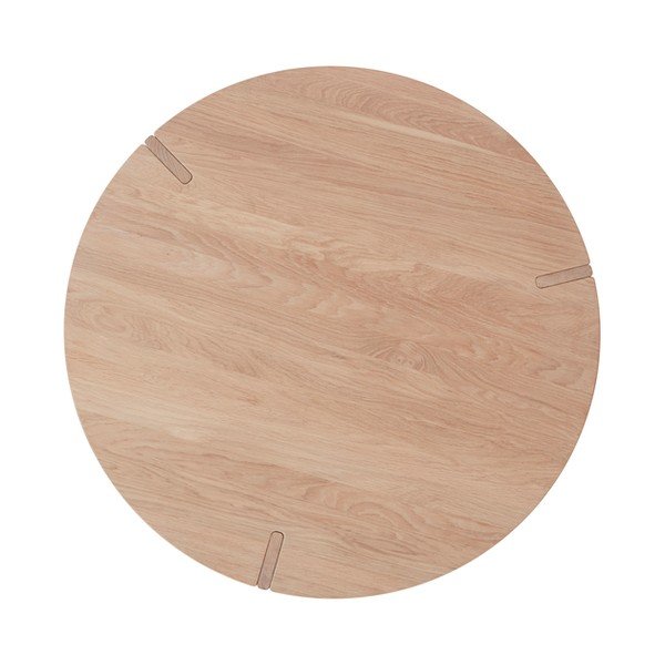 Măsuță de cafea în culoare naturală rotundă din lemn de stejar ø 90 cm Oy – OYOY Living Design-image-2