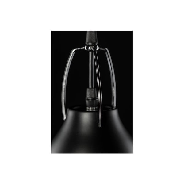 Lustră neagră cu abajur din metal Orient – GTV-image-2