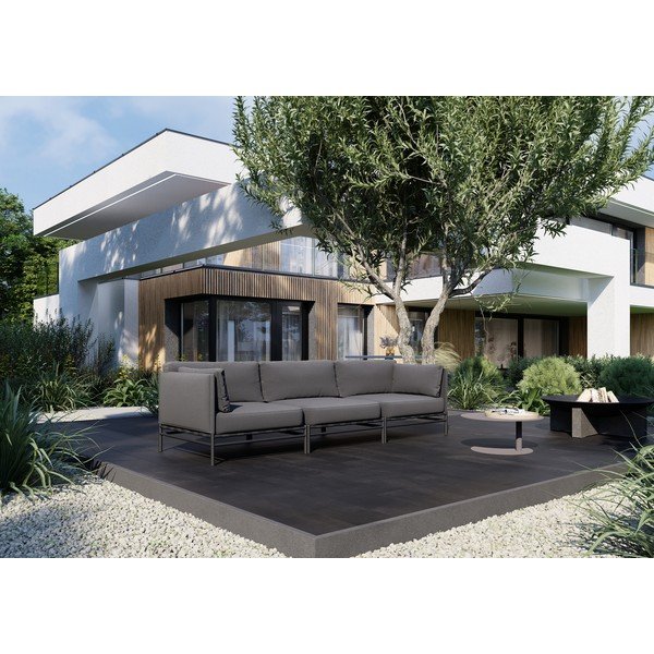 Canapea modulară de grădină gri închis 234 cm Dandy – Sit Sit-image-4