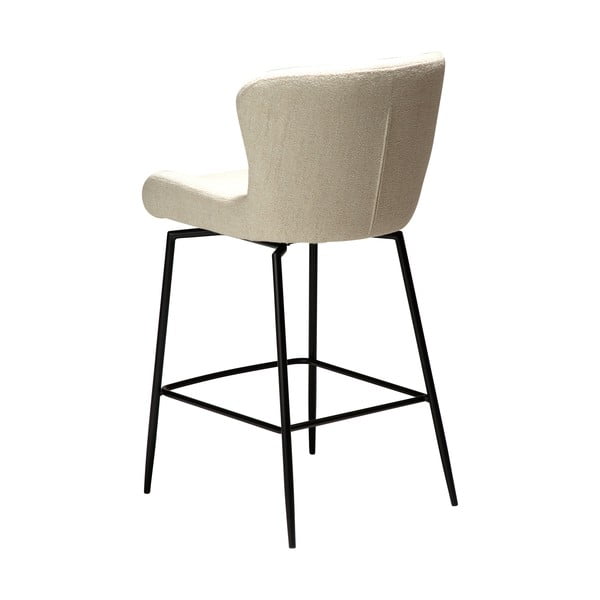 Scaun de bar crem tapițat (înălțime șezut 67,5 cm) Glam – DAN-FORM Denmark-image-3