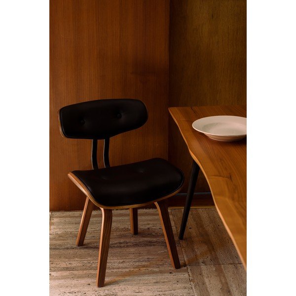 Scaun Dutchbone Blackwood, negru-image-1