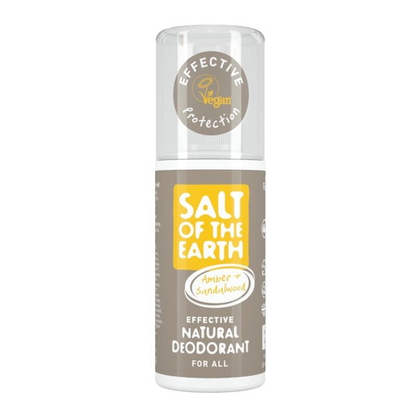 Spray deo natural Salt of the Earth Pure Aura Ambra Santal, 100 ml
