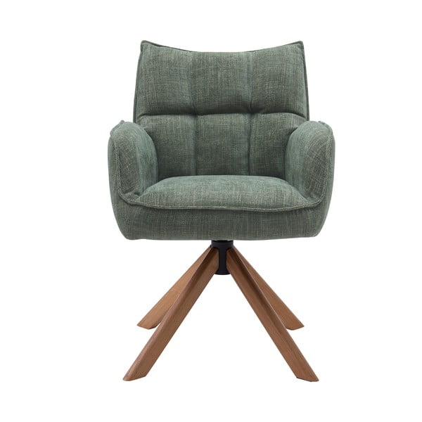 Set de scaune de sufragerie verde 2 buc. tapițat Marilla – Unique Furniture-image-1