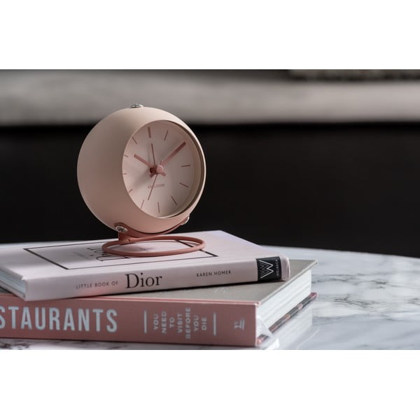 Ceas deșteptător ø 9,5 cm Nirvana Globe – Karlsson-image-1