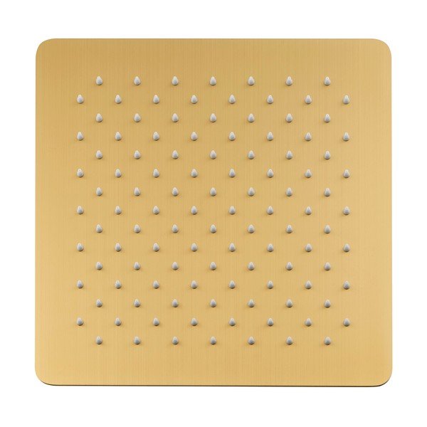 Cap de duș auriu din oțel inoxidabil Slim – Sapho-image-2